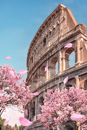 The Colosseum the most famous monument in Rome.