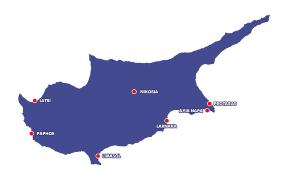 map kiprus